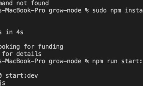 Como arreglar error “nodemon command not found” en MAC